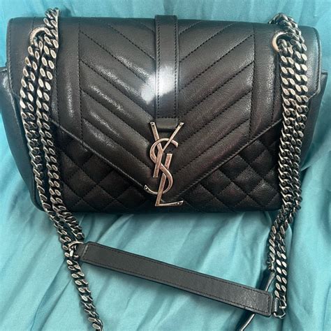 ysl bo mng baby chain|SAINT LAURENT Niki Baby medium quilted crinkled.